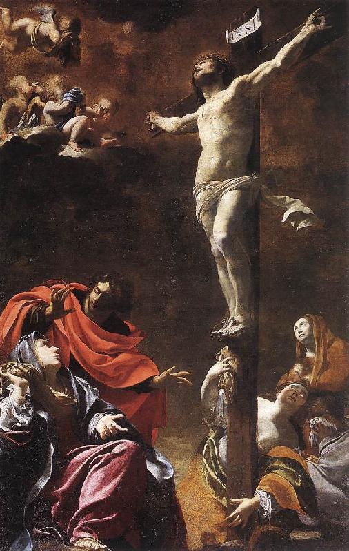VOUET, Simon Crucifixion wet France oil painting art